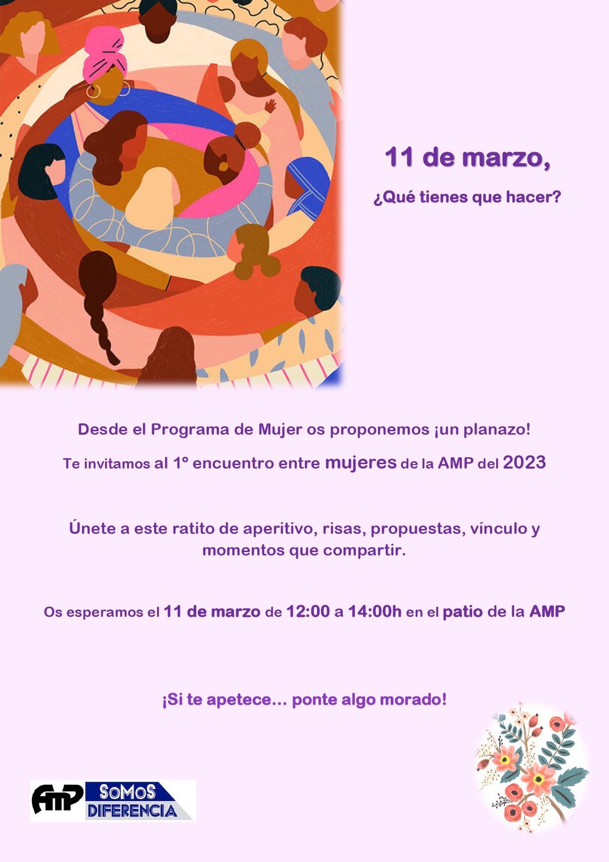 APERITIVO MUJER INVITACIÓN